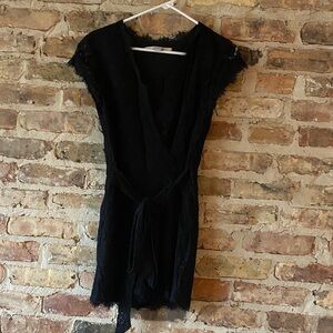 Diane von Furstenberg black rhomper